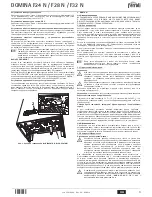 Preview for 3 page of Ferroli DOMINA F24 N Instructions For Use, Installation And Maintenance