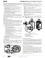 Preview for 6 page of Ferroli DOMINA F24 N Instructions For Use, Installation And Maintenance