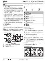 Preview for 14 page of Ferroli DOMINA F24 N Instructions For Use, Installation And Maintenance