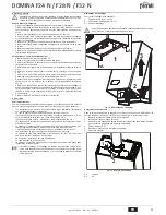 Preview for 31 page of Ferroli DOMINA F24 N Instructions For Use, Installation And Maintenance