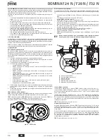 Preview for 66 page of Ferroli DOMINA F24 N Instructions For Use, Installation And Maintenance