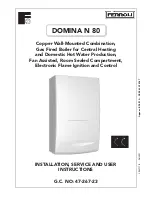 Ferroli DOMINA N 80 Installation, Service And User Instructions Manual preview