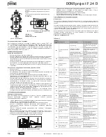 Preview for 50 page of Ferroli DOMIproject F 24 D Instructions For Use, Installation And Maintenance