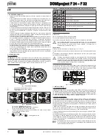 Preview for 2 page of Ferroli DOMIproject F 24 Instructions For Use, Installation And Maintenance