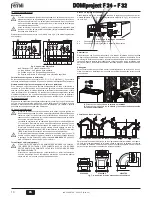 Preview for 10 page of Ferroli DOMIproject F 24 Instructions For Use, Installation And Maintenance