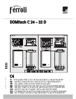 Ferroli DOMItech C 32 D Instructions For Use, Installation And Maintenance preview