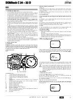 Preview for 11 page of Ferroli DOMItech C 32 D Instructions For Use, Installation And Maintenance