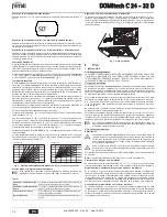 Preview for 12 page of Ferroli DOMItech C 32 D Instructions For Use, Installation And Maintenance