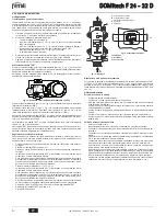 Предварительный просмотр 6 страницы Ferroli DOMItech F 24 - 32 D Instructions For Use Manual