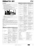 Предварительный просмотр 17 страницы Ferroli DOMItech F 24 - 32 D Instructions For Use Manual