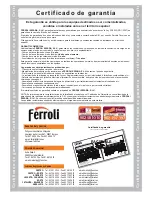 Предварительный просмотр 21 страницы Ferroli DOMItech F 24 - 32 D Instructions For Use Manual