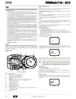 Предварительный просмотр 22 страницы Ferroli DOMItech F 24 - 32 D Instructions For Use Manual