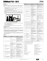 Предварительный просмотр 27 страницы Ferroli DOMItech F 24 - 32 D Instructions For Use Manual