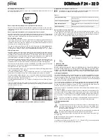 Предварительный просмотр 32 страницы Ferroli DOMItech F 24 - 32 D Instructions For Use Manual