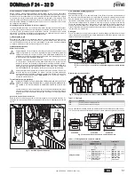 Предварительный просмотр 51 страницы Ferroli DOMItech F 24 - 32 D Instructions For Use Manual