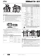 Предварительный просмотр 52 страницы Ferroli DOMItech F 24 - 32 D Instructions For Use Manual