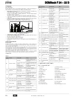 Предварительный просмотр 54 страницы Ferroli DOMItech F 24 - 32 D Instructions For Use Manual