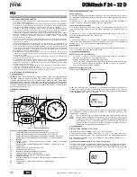 Предварительный просмотр 58 страницы Ferroli DOMItech F 24 - 32 D Instructions For Use Manual