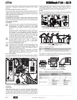 Предварительный просмотр 60 страницы Ferroli DOMItech F 24 - 32 D Instructions For Use Manual