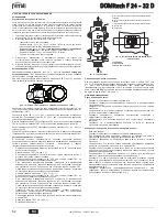 Предварительный просмотр 62 страницы Ferroli DOMItech F 24 - 32 D Instructions For Use Manual