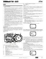 Предварительный просмотр 67 страницы Ferroli DOMItech F 24 - 32 D Instructions For Use Manual