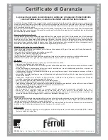 Preview for 10 page of Ferroli DOMItech F 24 Instructions For Use, Installation And Maintenance