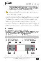 Preview for 22 page of Ferroli EASYFIRE 29 Installation, Use And Maintenance Instructions