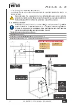 Preview for 58 page of Ferroli EASYFIRE 29 Installation, Use And Maintenance Instructions