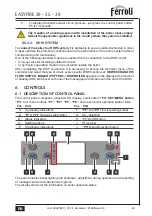 Preview for 63 page of Ferroli EASYFIRE 29 Installation, Use And Maintenance Instructions