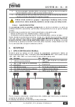 Preview for 104 page of Ferroli EASYFIRE 29 Installation, Use And Maintenance Instructions