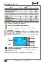 Preview for 195 page of Ferroli EASYFIRE 29 Installation, Use And Maintenance Instructions