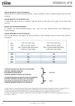 Preview for 8 page of Ferroli ECOGEO H 1P B 200 Instruction For Installation And Maintenance