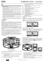 Preview for 2 page of Ferroli ECONCEPT 101 Instructions For Use, Installation And Maintenance