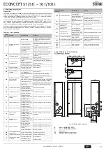 Preview for 11 page of Ferroli ECONCEPT 101 Instructions For Use, Installation And Maintenance