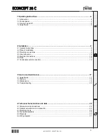 Preview for 3 page of Ferroli ECONCEPT 35 C Instructions For Use, Installation And Maintenance