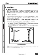 Preview for 8 page of Ferroli ECONCEPT 35 C Instructions For Use, Installation And Maintenance