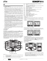 Preview for 2 page of Ferroli ECONCEPT 51 A Instructions For Use, Installation And Maintenance