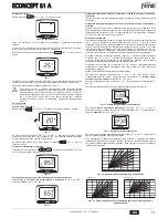 Preview for 71 page of Ferroli ECONCEPT 51 A Instructions For Use, Installation And Maintenance