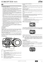 Предварительный просмотр 11 страницы Ferroli ECONCEPT TECH 18 A Instructions For Use Manual