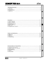 Предварительный просмотр 3 страницы Ferroli ECONCEPT TECH 25 A Instructions For Use, Installation And Maintenance