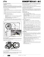 Preview for 6 page of Ferroli ECONCEPT TECH 25 C Instructions For Use, Installation And Maintenance