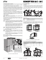 Preview for 14 page of Ferroli ECONCEPT TECH 25 C Instructions For Use, Installation And Maintenance