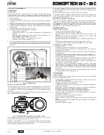 Preview for 16 page of Ferroli ECONCEPT TECH 25 C Instructions For Use, Installation And Maintenance