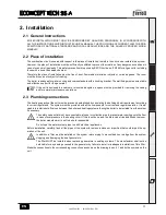 Preview for 11 page of Ferroli ECONCEPT TECH 35 A Instructions For Use, Installation And Maintenance