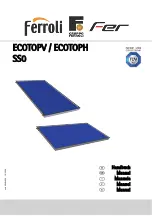 Ferroli ECOTOPHSS0 Manual предпросмотр