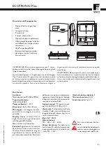 Preview for 3 page of Ferroli ECOTRONIC Plus Manual