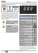 Предварительный просмотр 64 страницы Ferroli EGEA 120 LT User, Installation, And Maintenance Manual