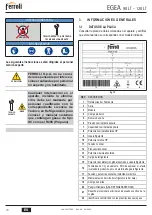 Предварительный просмотр 74 страницы Ferroli EGEA 120 LT User, Installation, And Maintenance Manual