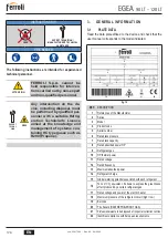 Предварительный просмотр 126 страницы Ferroli EGEA 120 LT User, Installation, And Maintenance Manual