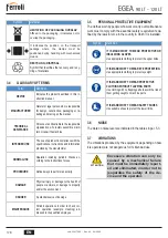 Предварительный просмотр 128 страницы Ferroli EGEA 120 LT User, Installation, And Maintenance Manual